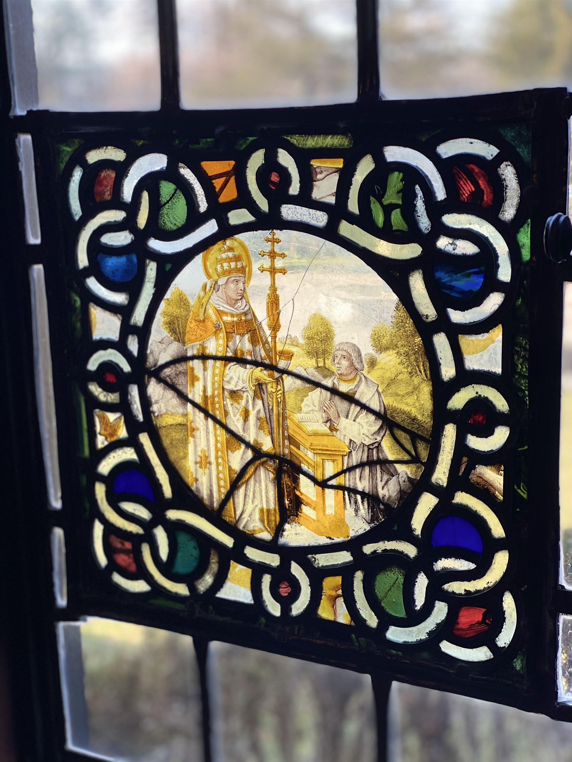 image of stained glass window
